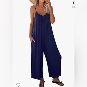 Blue jumpsuit 